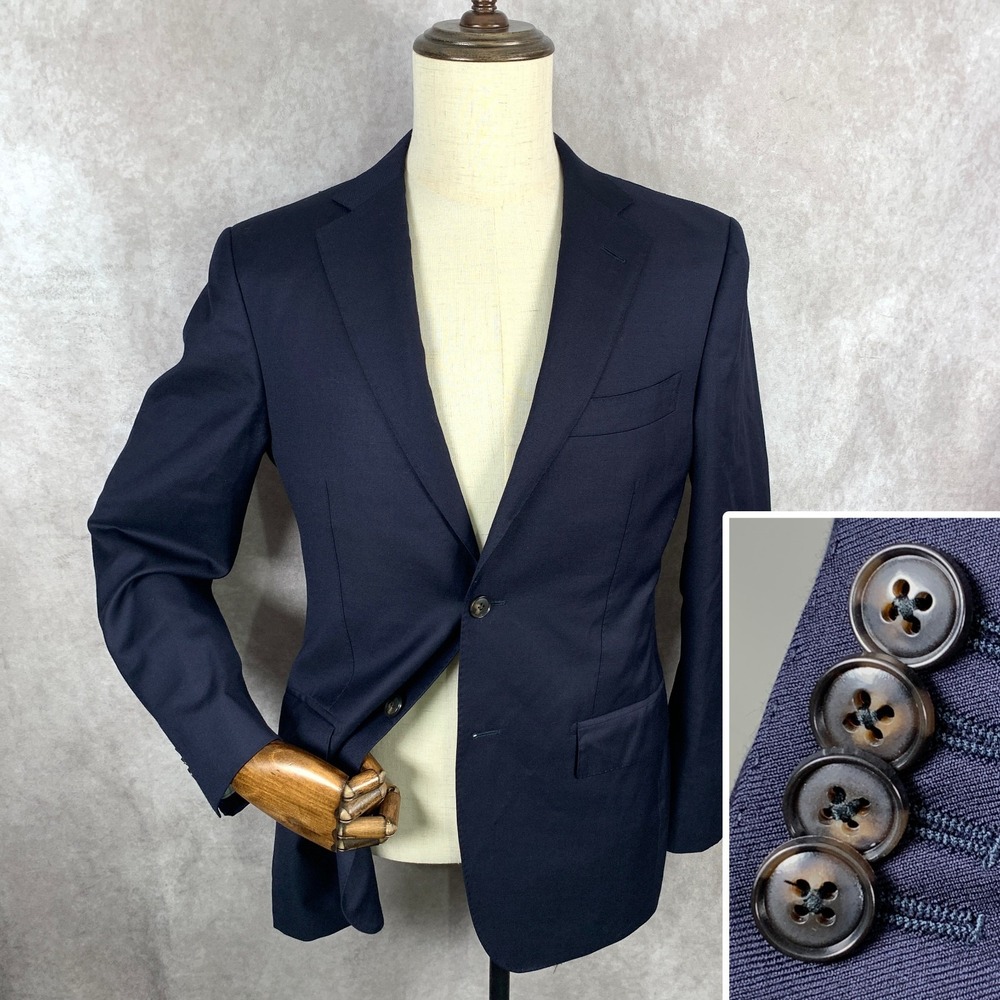 Suitsupply Suit Jacket Men 38 Navy Reda Wool Sport Coat Blazer